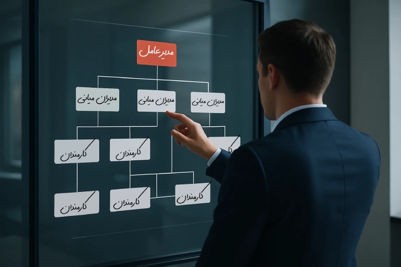 چارت سازمانی