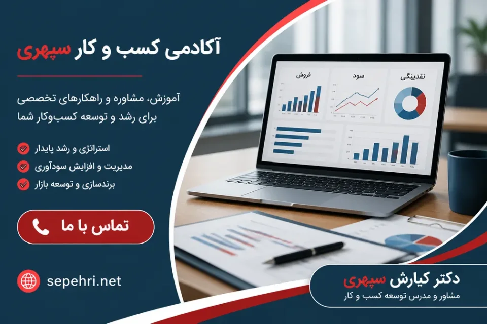 نمای توضیحی درباره اصل هشتم؛ بازبینی و اصلاح را به یک عادت مدیریتی تبدیل کنید
